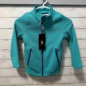 Spyder Girls Endure Stryke Knit Full Zip Jacket TIO